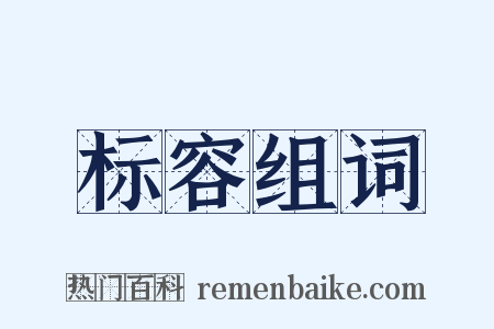 标容组词是什么意思的图片